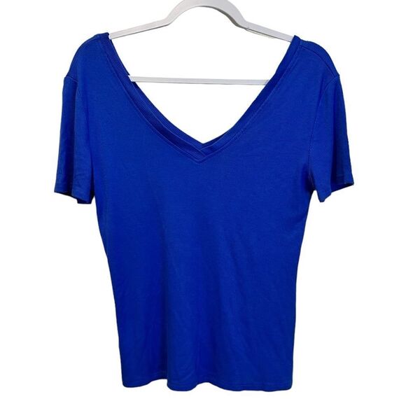 THREADS 4 THOUGHT Blue Short Sleeve Top Size Small - Picture 1 of 6